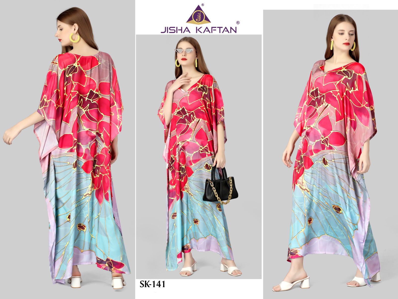 Silk Kaftan 6 By Jelite Digital Printed Kaftan Catalog
